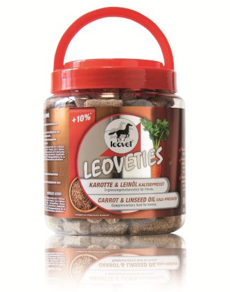 Leoveties smaczki dla koni, marchew i olej lniany, 1100g Leoveties smaczki dla koni, marchew i olej lniany, 1100g