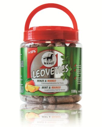 Leoveties cukierki dla koni, mięta i mango, 1100g Leoveties cukierki dla koni, mięta i mango, 1100g