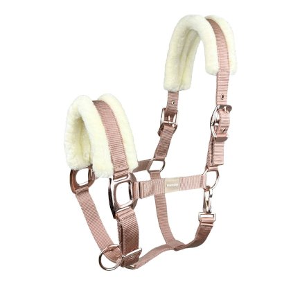 Kantar futerkowy HorseEnjoy Pearl, rosegold