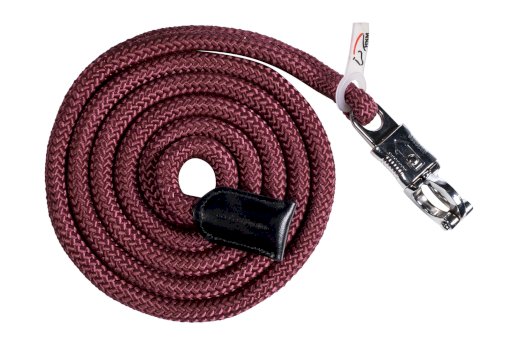 Uwiąz HKM Carlotta z bezpiecznym karabińczykiem, bordo
