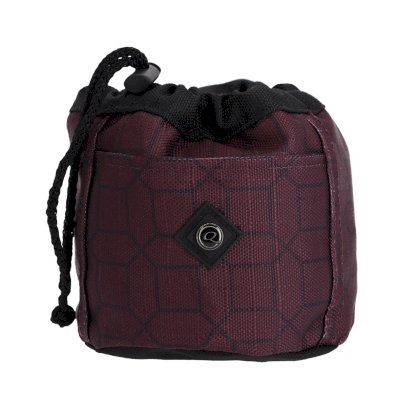 Torebka na smaczki dla koni QHP Collection, wine red