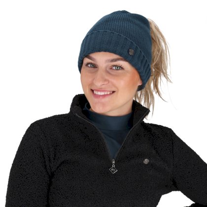 Czapka zimowa QHP Beanie Teddie, petrol