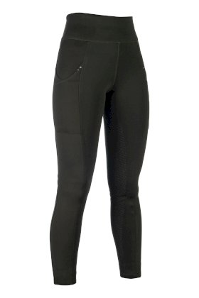 Legginsy ocieplane Cosy Style II lej silikonowy, khaki