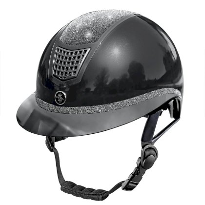 Kask jeździecki FairPlay QUANTINUM W-V ECLIPSE SHINY, czarny