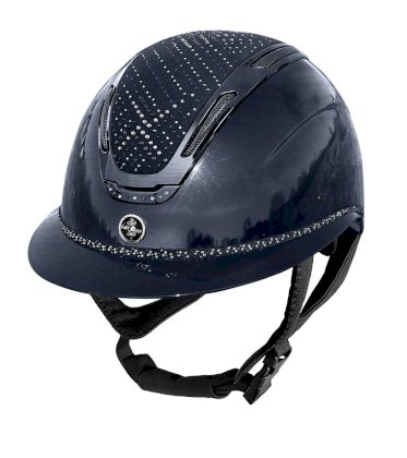 Kask jeździecki FAIRPLAY EQUILEUS W-V STELLIFY SHINY, granat