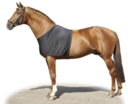 Ochraniacz pod derkę na klatkę piersiową HKM, czarny