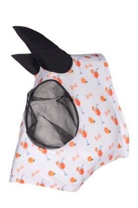 Maska dla koni przeciw owadom Splash, orange
