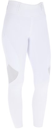 Legginsy jeździeckie na zawody dla dzieci i dorosłych Riding Tights Mesh Covaliero 2026, białe