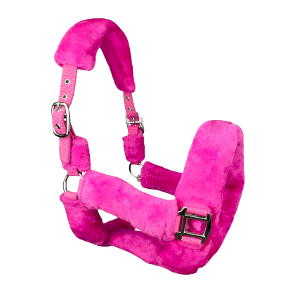 Kantar futerkowy Horsenjoy Cuddly, różowy