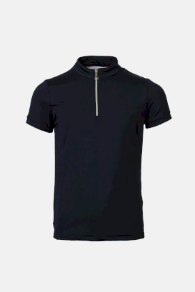 Koszulka jeździecka dla dzieci Young Rider Mina, granat