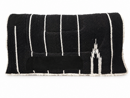 Pad westernowy Navajho, czarny/biały