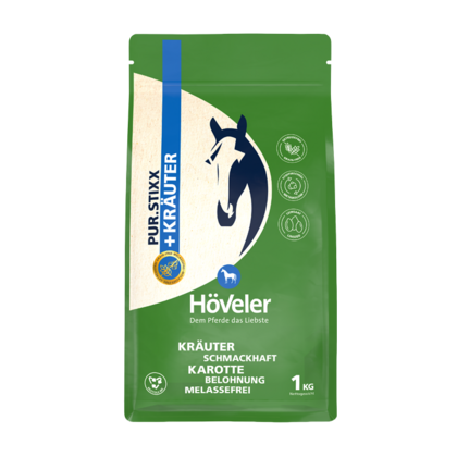 Höveler Pur.Stixx + Krauter Smakołyki dla koni, ziołowe Höveler Pur.Stixx + Krauter Smakołyki dla koni, ziołowe