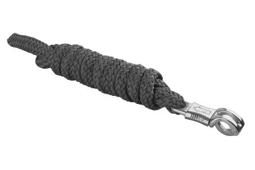 Uwiąz z karabinkiem bezpiecznym START Lace 2m, ciemny szary Uwiąz z karabinkiem bezpiecznym START Lace 2m, ciemny szary