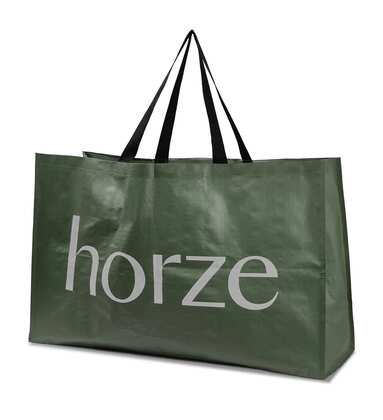 Duża torba shopper na sprzęt jeździecki, zielona Duża torba shopper na sprzęt jeździecki, zielona
