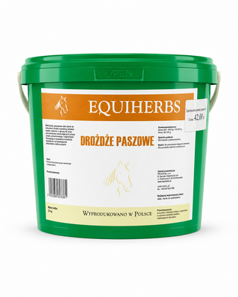 Equiherbs Yeast drożdże paszowe dla koni,1kg