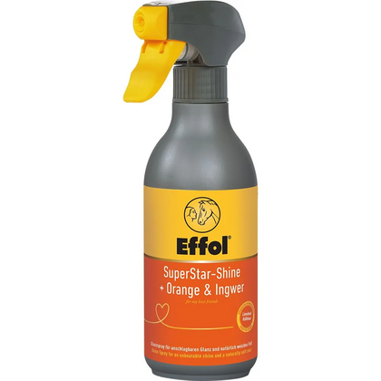 Effol SuperStar-Shine Oragne Ginger 750ml, spray do grzywy i ogona o zapachu pomarańczy i imbiru Effol SuperStar-Shine Oragne Ginger 750ml, spray do grzywy i ogona o zapachu pomarańczy i imbiru