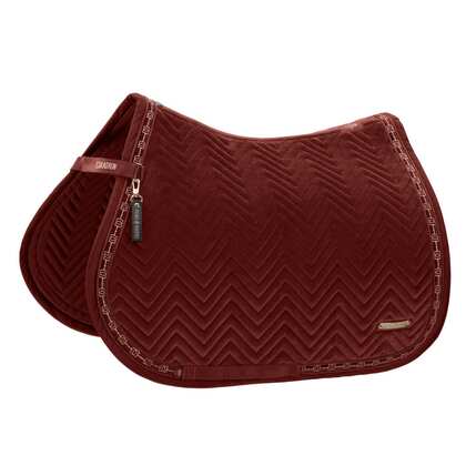 Czaprak Velvet Eskadron Heritage 26/27, merlot Czaprak Velvet Eskadron Heritage 26/27, merlot