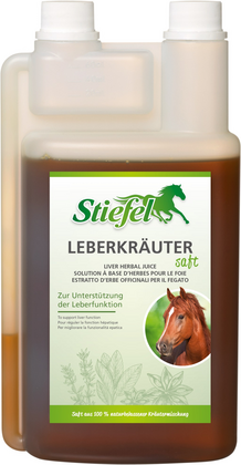 Leberkrautersaft Stiefel Ziołowy syrop na funkcje na wątroby