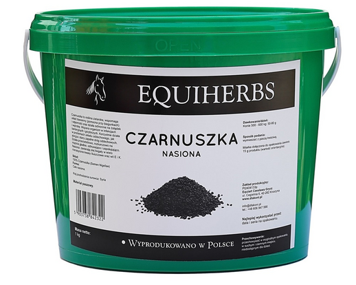 Equiherbs czarnuszka całe nasiona, dla koni 1kg Equiherbs czarnuszka całe nasiona, dla koni 1kg