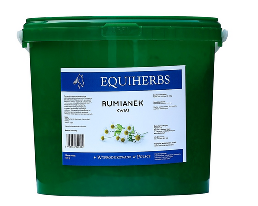 Equiherbs rumianek dla koni 500g, trawienie i wyciszenie