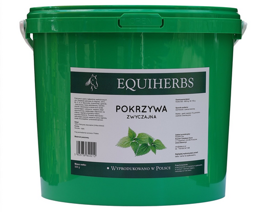 Equiherbs Pokrzywa dla koni 500g, odporność i kondycja
