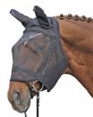 Maska dla konia chroniąca przed owadami w kolorze czarnym