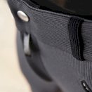 Bryczesy męskie Spasport z krótkim lejem, szaroczarne