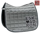 Czaprak Eskadron Next Generation Glossy BigBrand, jasny szary