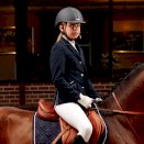 Kask jeździecki Pikeur Pro Safe Classic, czarno/szary
