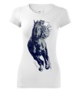 Fantazja - koszulka z konikiem, T-shirt z konikiem, biała