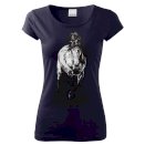 Koszulka z koniem Luka, T-shirt z koniem, granatowa