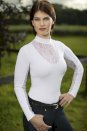 Koszulka konkursowa Queens Lace Longsleeve, biały
