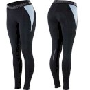 Legginsy jeździeckie na lato Madison granatowo/błekitne