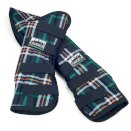 Ochraniacze transportowe z kolekcji Eskadron Classic Sports wiosna-lato 2015, granat-zielony