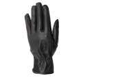 Rękawiczki York Zeus, skórzane, czarne
