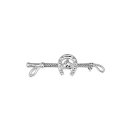 Spinka do plastronu Horze - głowa konia w podkowie