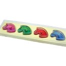 świeczki HR żelowe końskie głowy, zestaw 4 sztuk