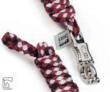 Eskadron Wrocław - uwiąz Eskadron Classic Sports z kar. bezpiecznym, bordo-biały-czarny, jesień-zima 2015