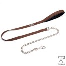 uwiąz z łańcuszkiem Eskadron, brązowy