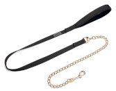 Uwiąz z łańcuszkiem Eskadron, klasyczna kolekcja Eskadron. Kolor: czarny, łańcuszek złoty