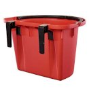 żłób Panaro z rączką, czerwony