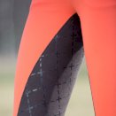 Wrocław, damskie bryczesy Horze Crescendo Desiree, pomarańczowe