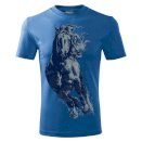 Koszulka z konikiem Piccolo, lazurowa