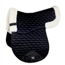 Potnik z futerkiem HKM 10008. Kategoria: koń, produkty z owczej wełny,  jesień zima 2017. Kolor czarny/naturalny