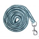 Kantar i Uwiąz 180 cm z klasycz.karab. -Prag- HKM, aqua