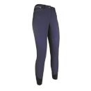 Softshellowe bryczesy -Style- Silikon-pełen lej HKM, ciemny granatowy