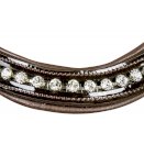 Ogłowie -Mila- z wypełnieniem żelowym HKM 11136. Kategoria: koń, ogłowia i dodatki, HKM jesień zima 2018. Kolor brązowy