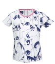 Shirt -Santa Fe- Little sister, biały écru/granat, 97501369