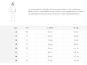 Tabela rozmiarów damskich bryczesów Horze