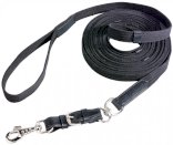 Lonża Diana z krętlikiem, czarna